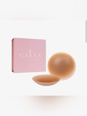 Cake Nude Silicone Adhesive Nipple Covers with Pink Box
